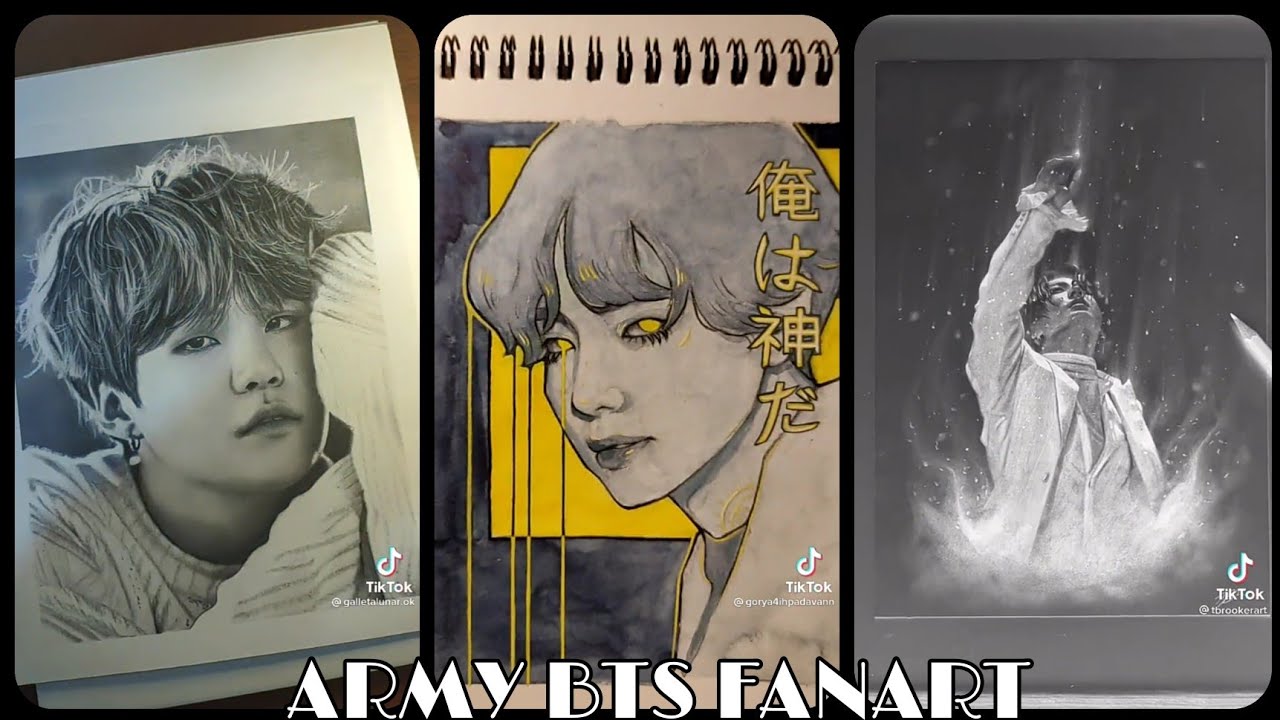 ✿ARMY BTS FANART (TIKTOK) | Compilation | Mochii Music❀