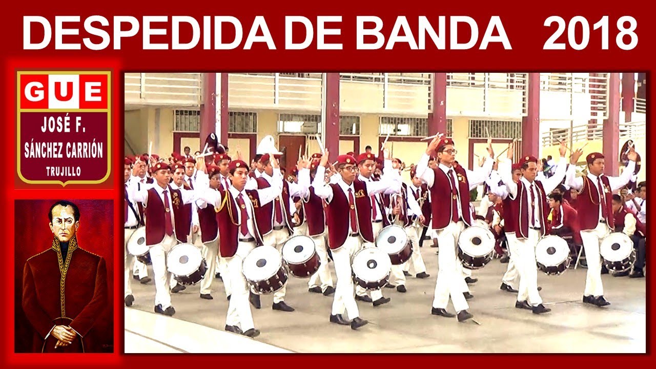 GUE JFSC - Banda de Músicos y de Guerra - Marcha Túpac Amaru - Trujillo La Libertad Perú