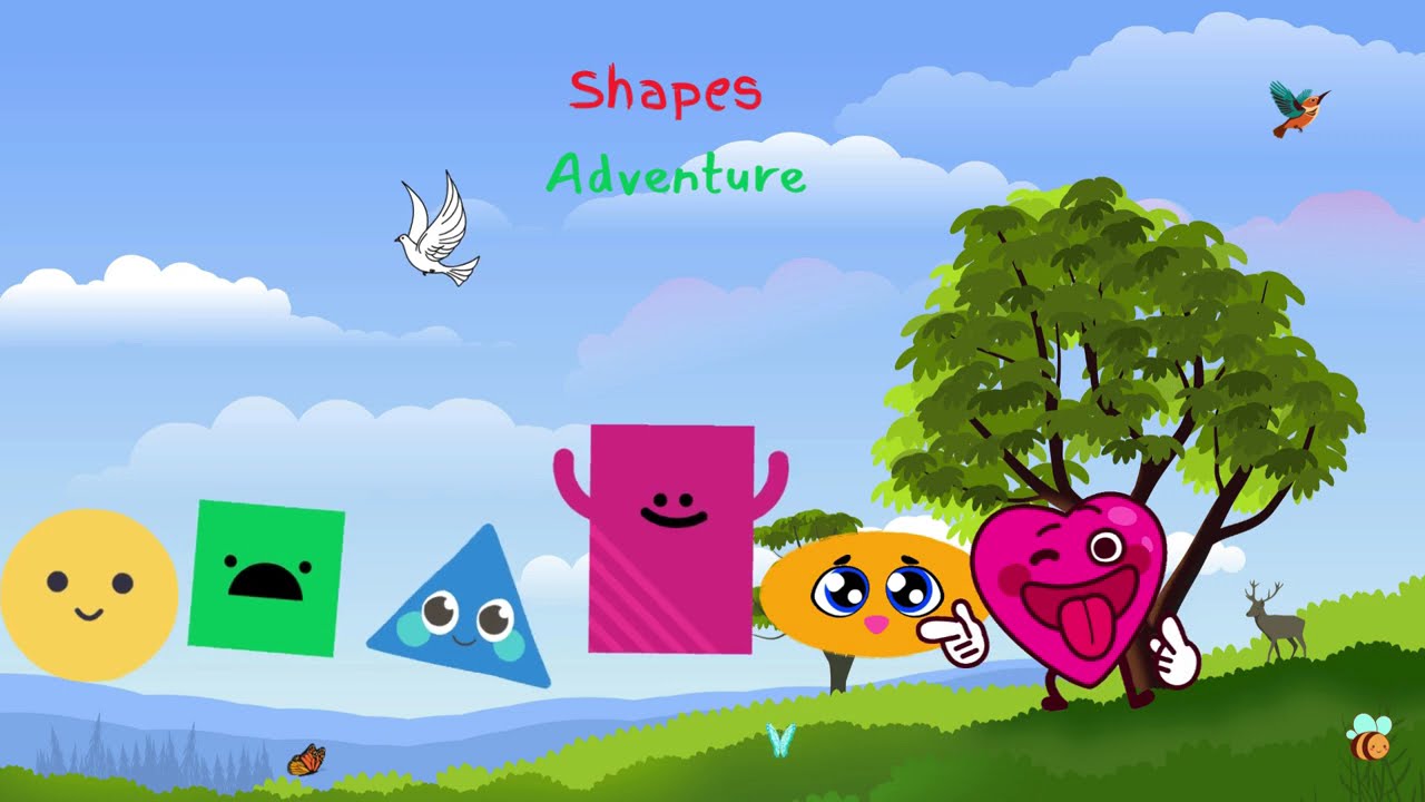 Shapes Adventure #learning #education #shapes