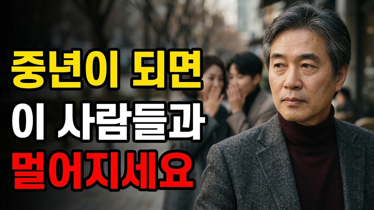 중년이 되면 인간관계가 달라집니다 | 심리학자가 말하는 관계 정리와 첫인상의 비밀