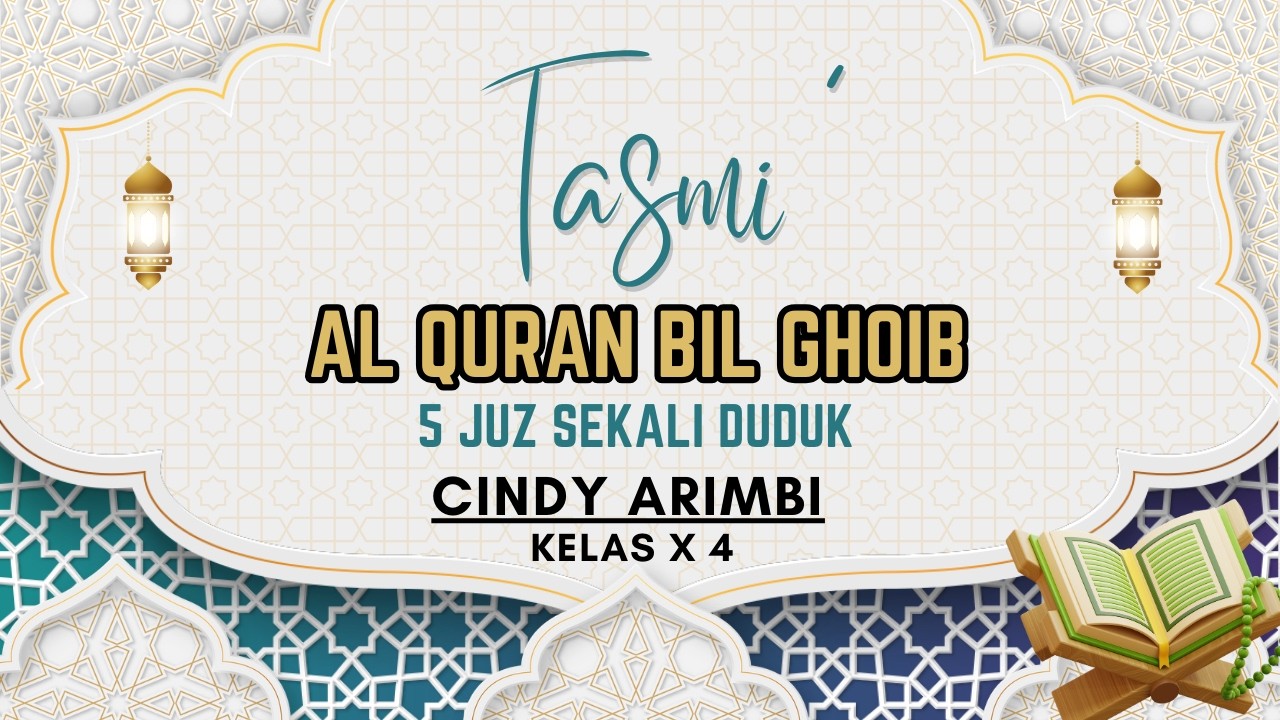 🔴 LIVE | TASMI' AL QURAN BIL GHOIB 5 JUZ SEKALI DUDUK || CINDY ARIMBI X 4
