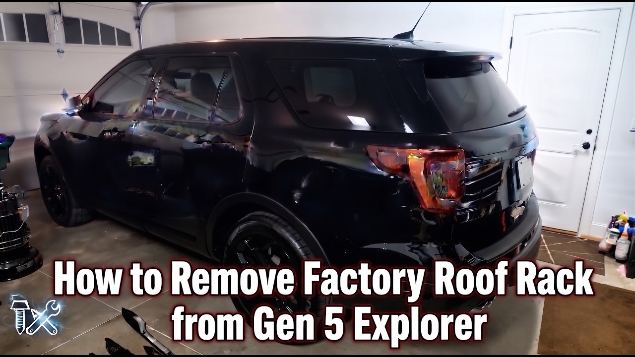 How to remove/delete factory roof rack from Gen 5 Explorer