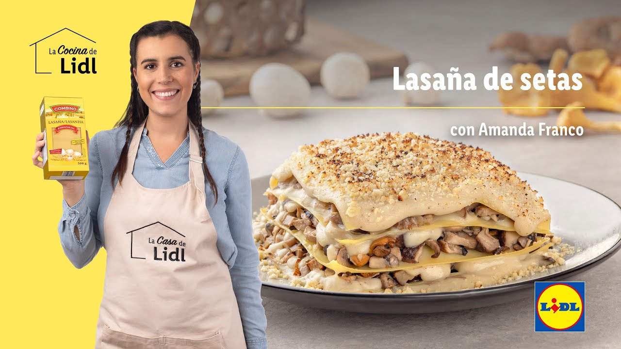 Lasaña de setas 🍄🤤 | Recetas Vegetarianas | Lidl España
