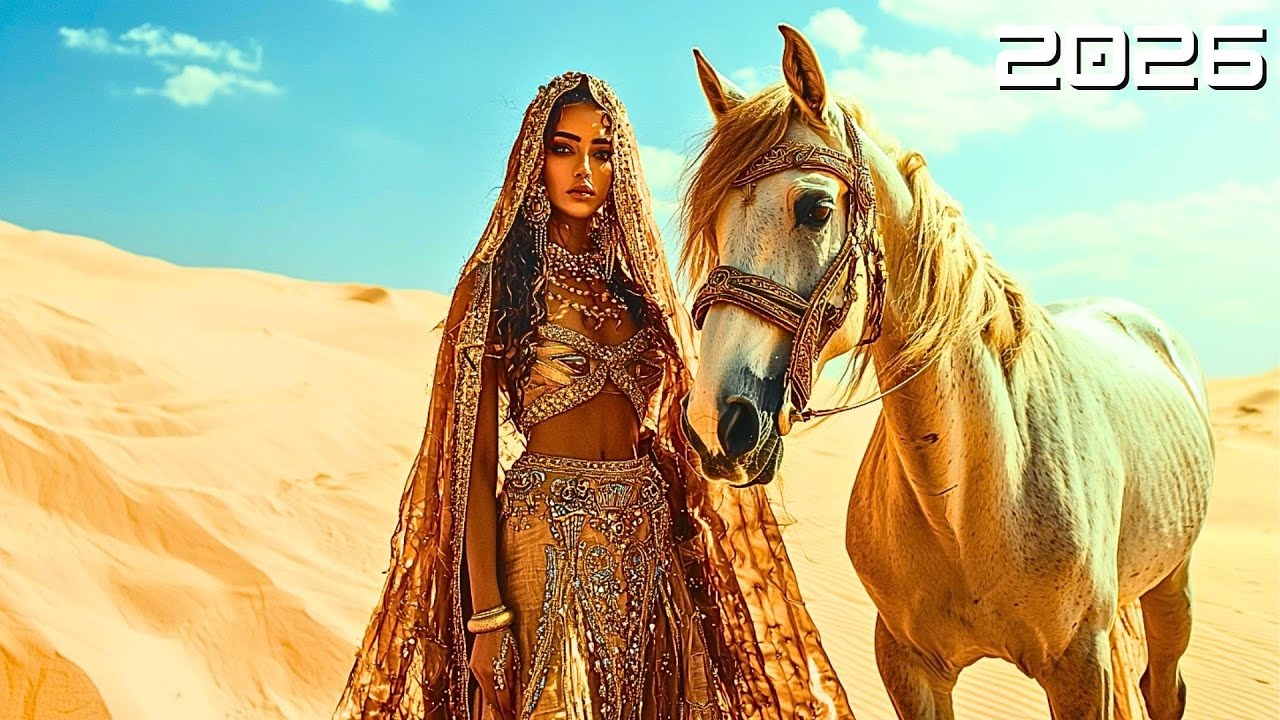 Desert Dunes - Golden Shadows Beneath Endless Skies: Tranquil Sahara Reflections