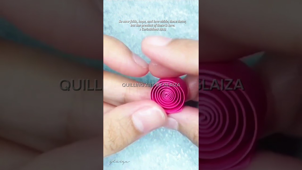 Love, but make it quilled 💘 