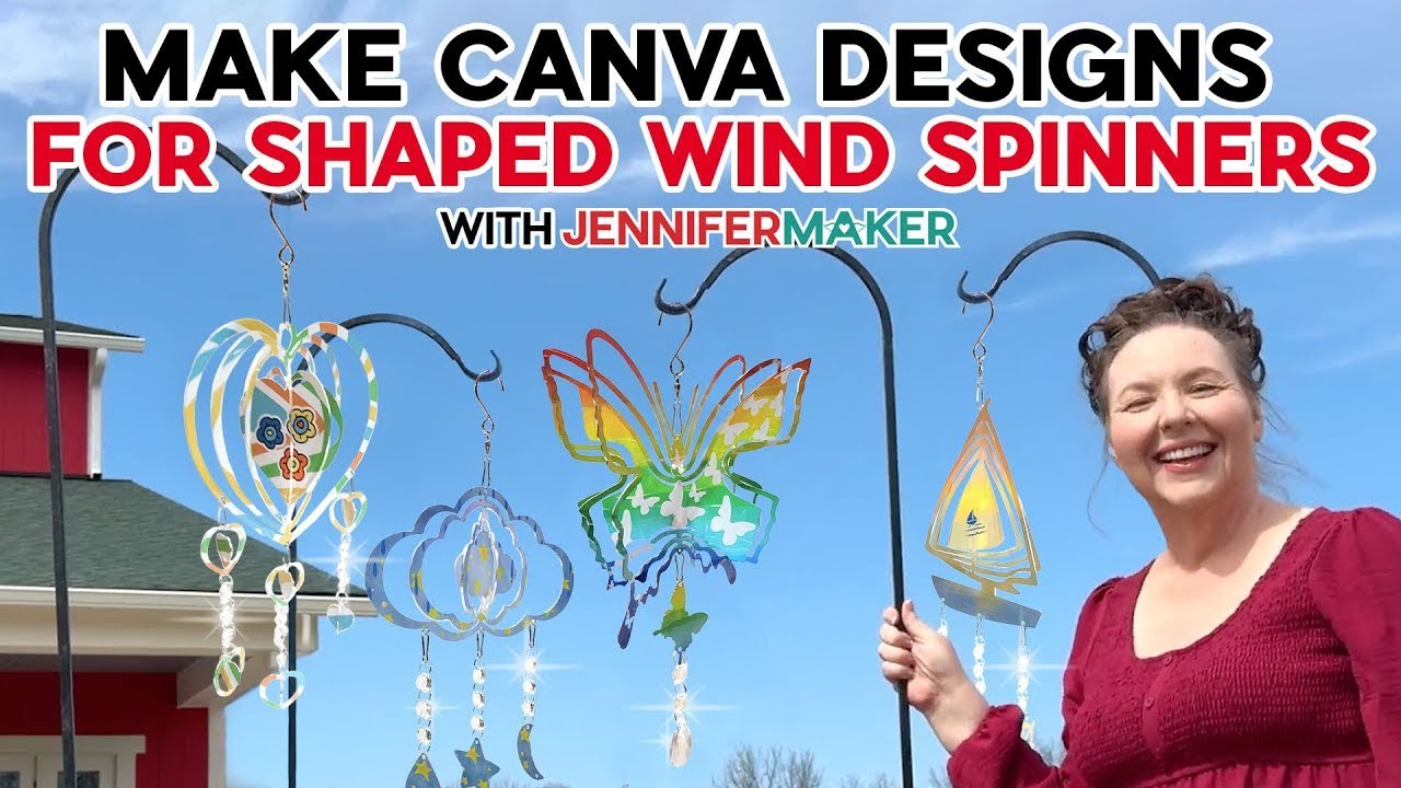 Perfect Sublimation on Tricky Wind Spinners – Step-by-Step #Canva  Tutorial!