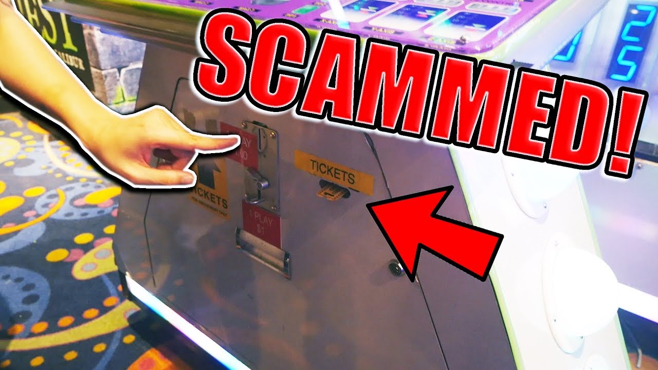 SCAMMED AT THE ARCADE! JACKPOT GLITCH