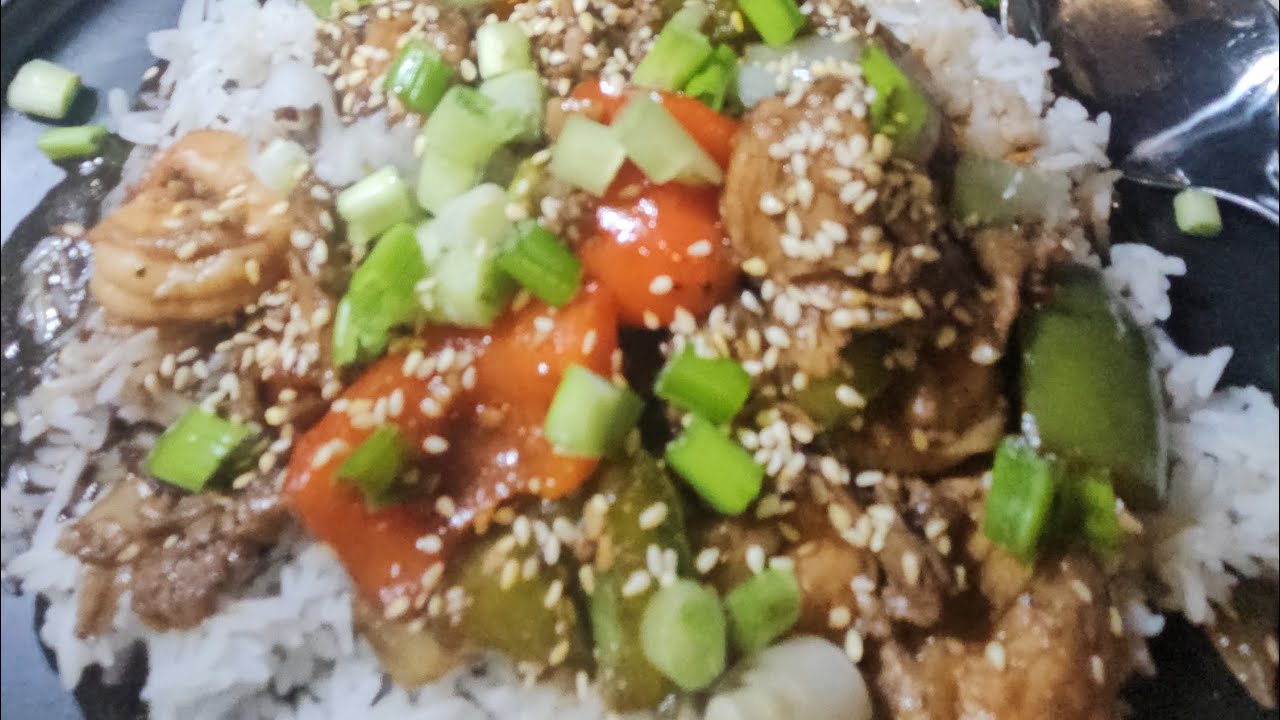 Triple-Protein Pepper Stir-Fry: Chicken, Ribeye & Shrimp | Quick & Juicy!