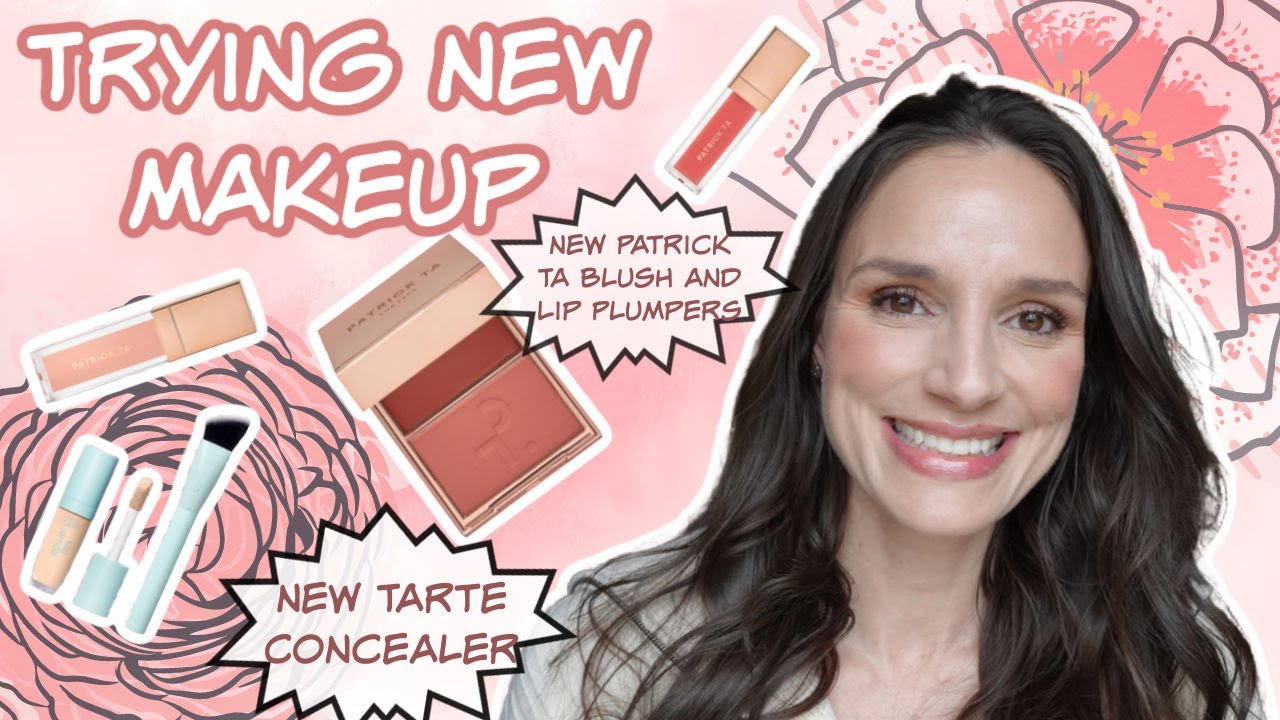 New Makeup Review- Tarte Power Flex Concealer, Patrick Ta Plumping Lipgloss & New Blush!