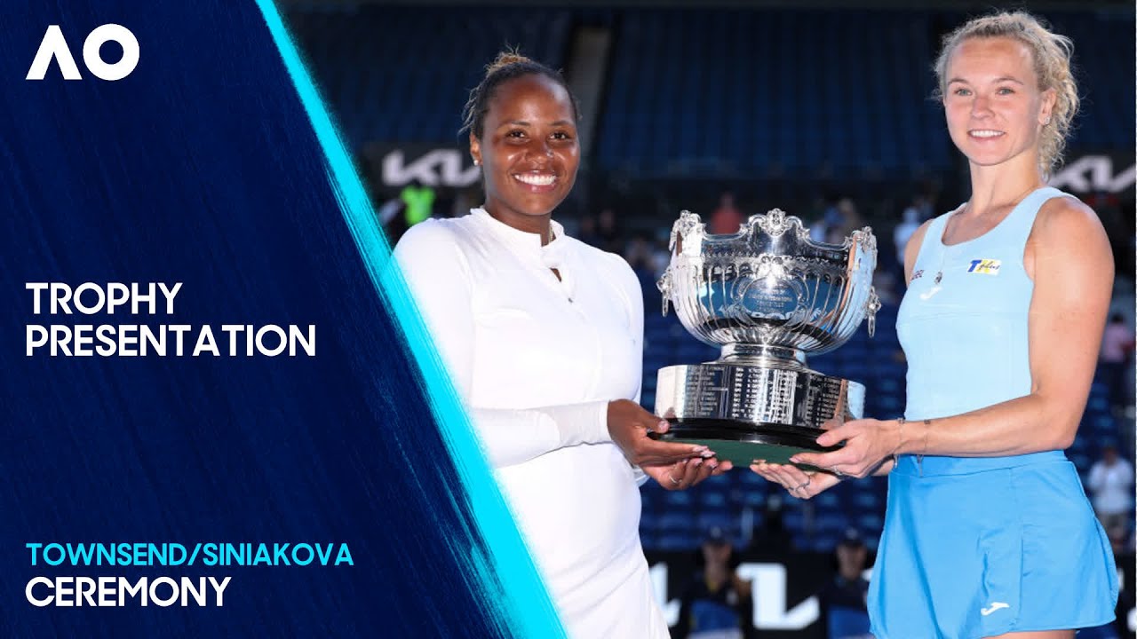 Women's Doubles Trophy Ceremony | Townsend/Siniakova | Australian Open 2025