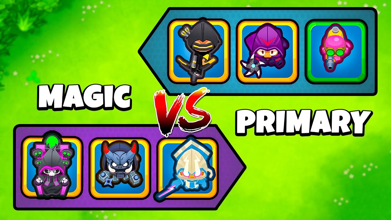 Rouge Like Mod but its Primary vs Magic Towers! (BTD6)