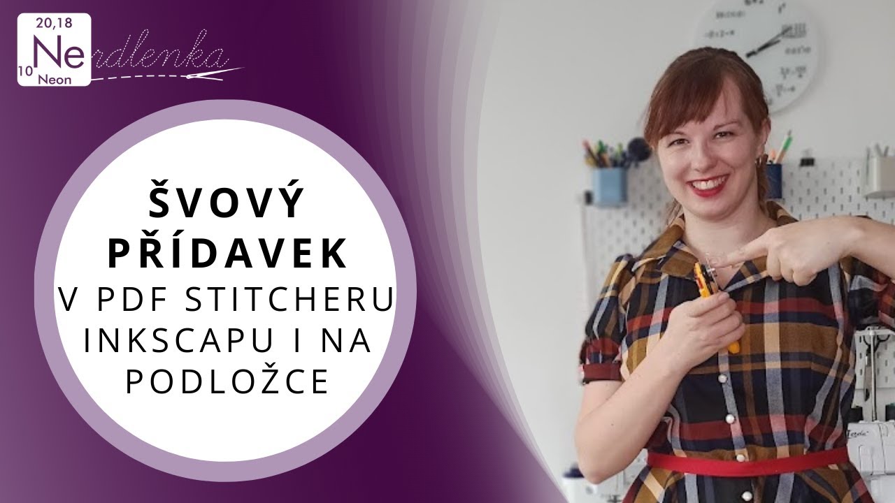 Jak přidat přídavky na švy při promítání střihů