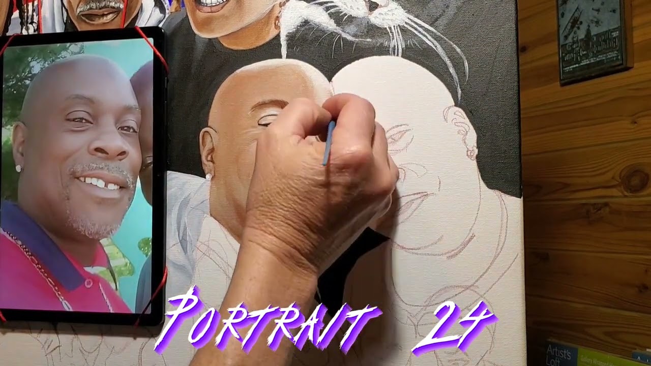 84 Portrait Commission in Progress