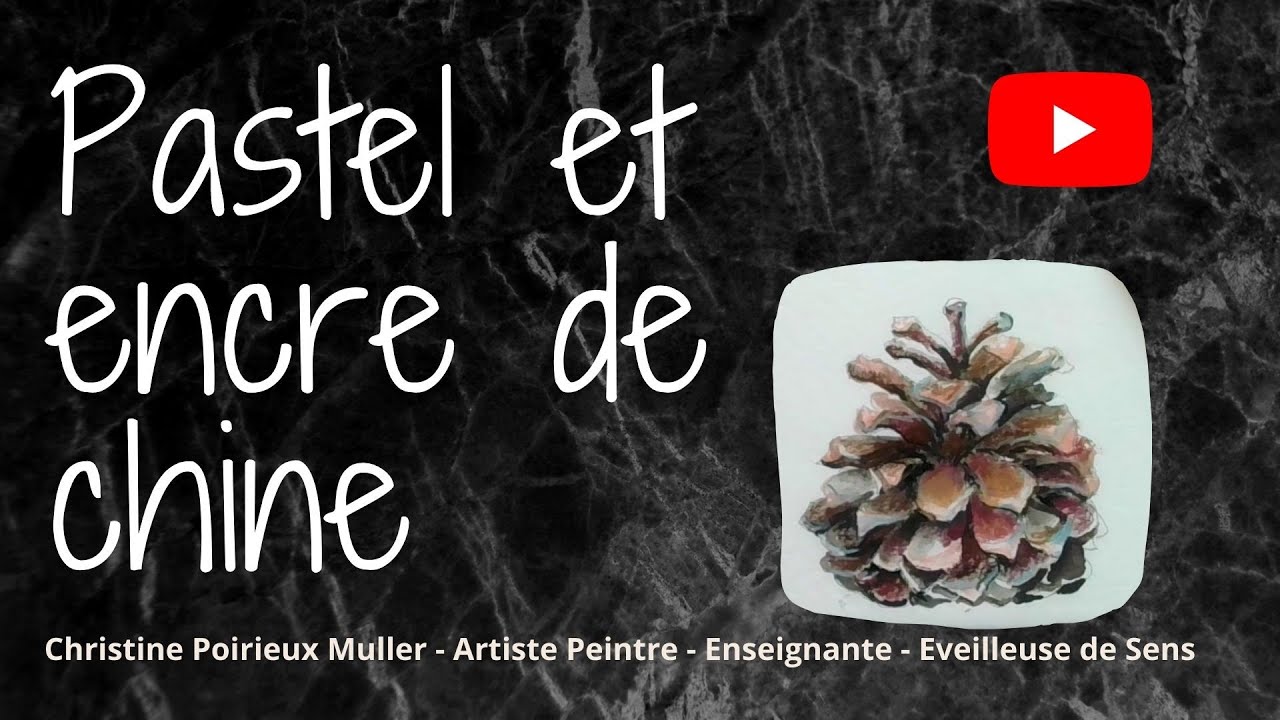 Pastel sec et Encre de Chine