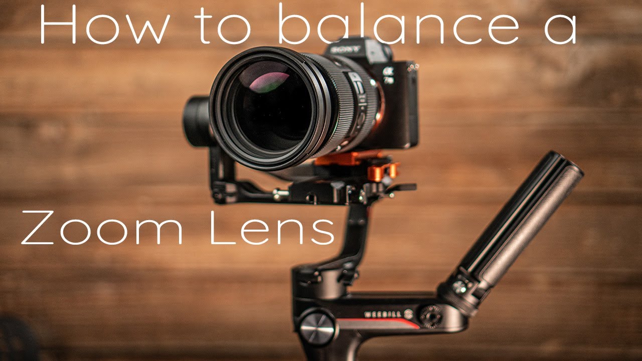How to balance a zoom lens on a gimbal | 24-70 2.8 and the Weebill S