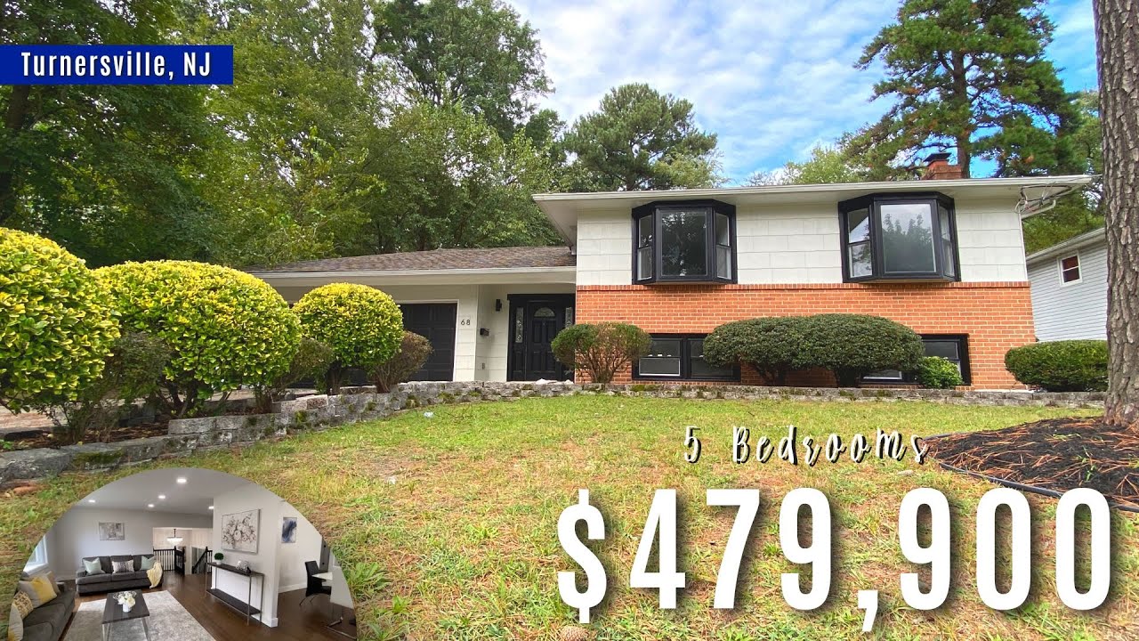 MUST SEE 5 Bedrooms! | NEW Jersey House Tour | Turnersville | Split-Level | 3.5 Bath | 2831 sqft