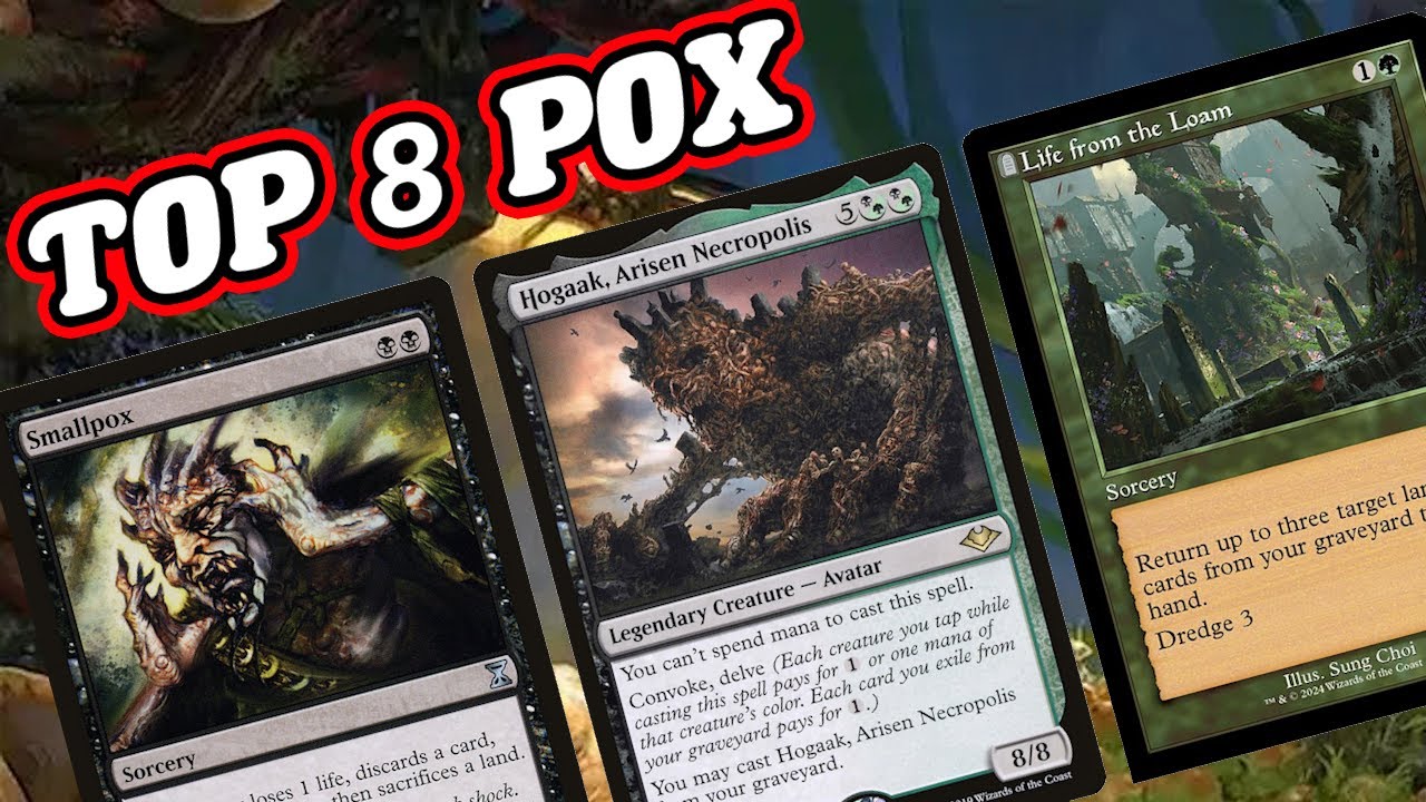TOP 8 POX! Legacy Eternal Weekend Top 8 Loam Pox Deck MTG