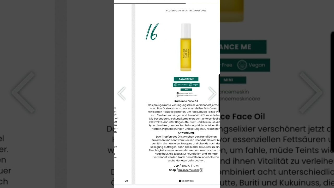 Адвент Glossybox Германия полный спойлер 2023 