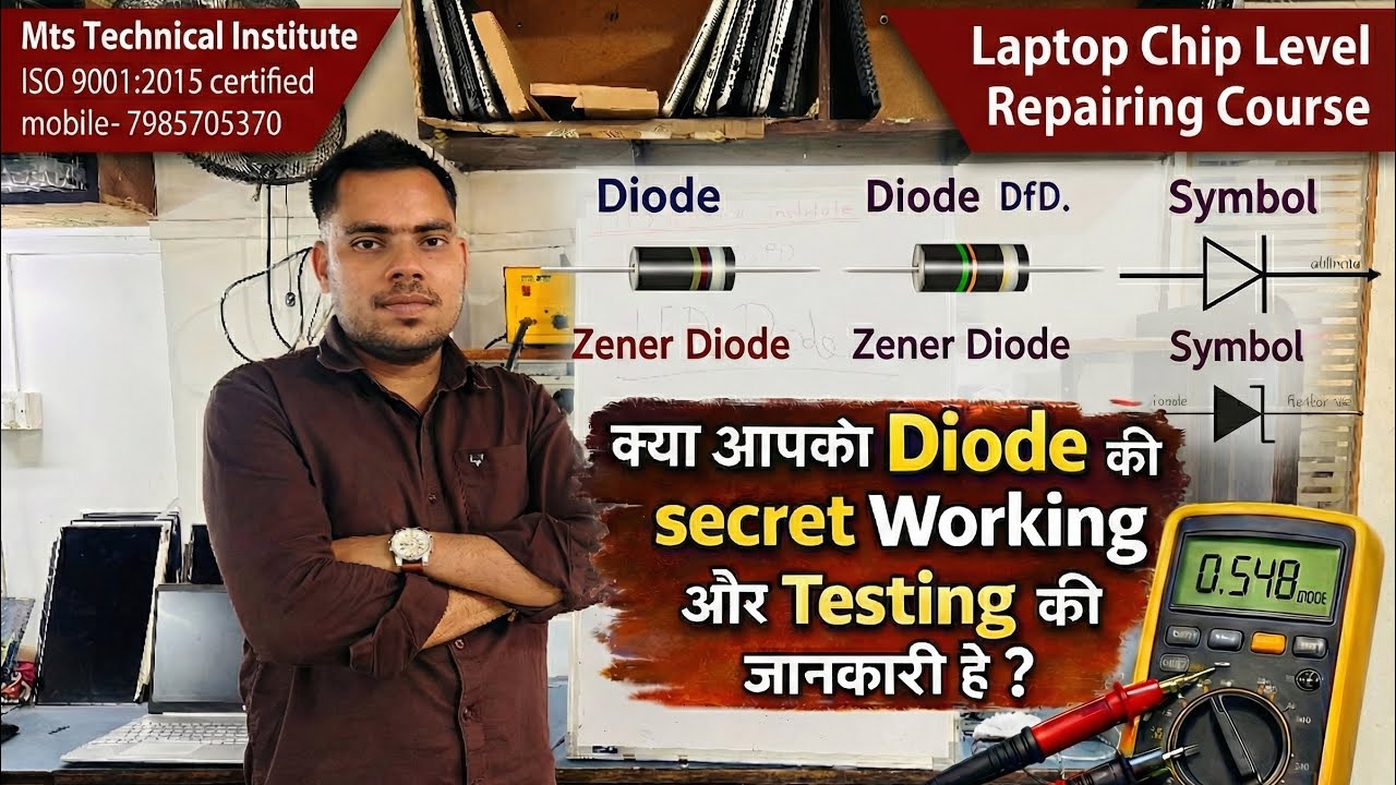 Diode Working and Testing in Hindi | Multimeter se Diode Check Kaise Kare| Diode Kya Hota Hai? 