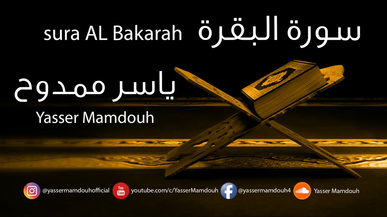 سورة البقرة || بصوت ياسر ممدوح