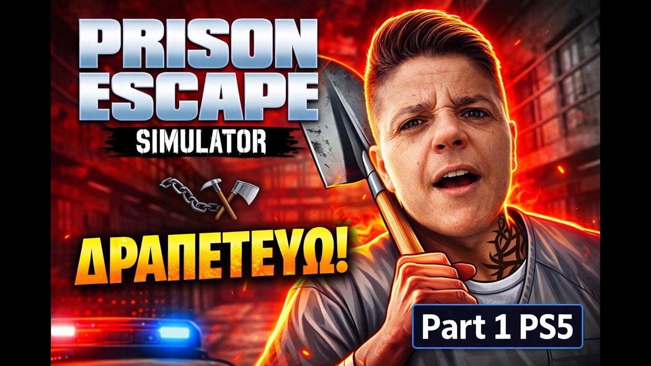 🔥 Prison Escape Simulator PS5 – ΑΡΧΙΖΕΙ Η ΑΠΟΔΡΑΣΗ! ⛓️⛏️ | Part 1 🎮