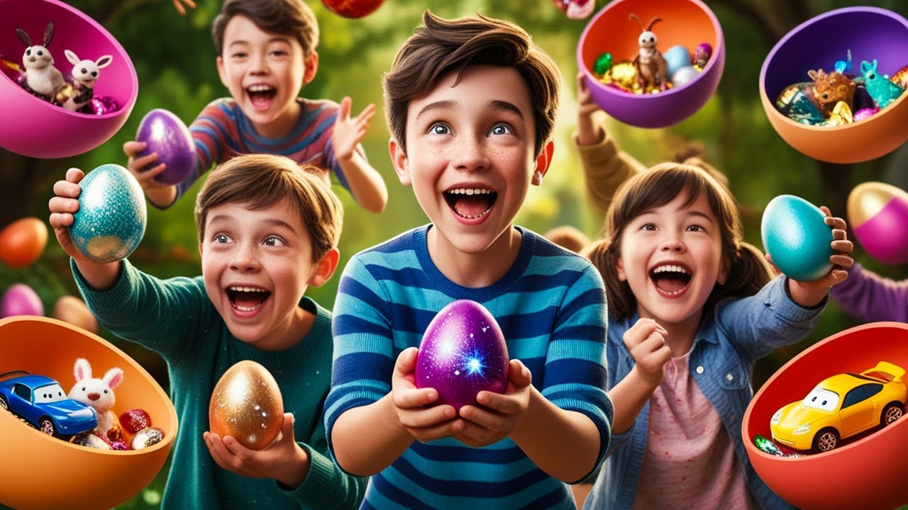 Surprise Eggs Kids Song 🤩 Baby Shark | Nursery Rhymes | ECN Kids Songs