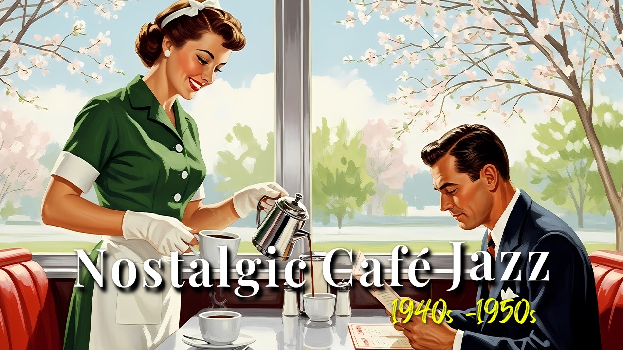 Charming Spring Coffeehouse Jazz – Warm Retro Swing & Lounge