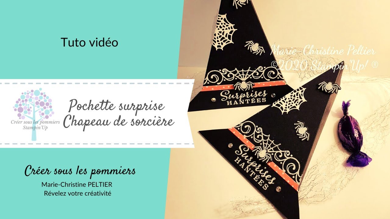 Tuto scrap : Pochette surprise d'Halloween