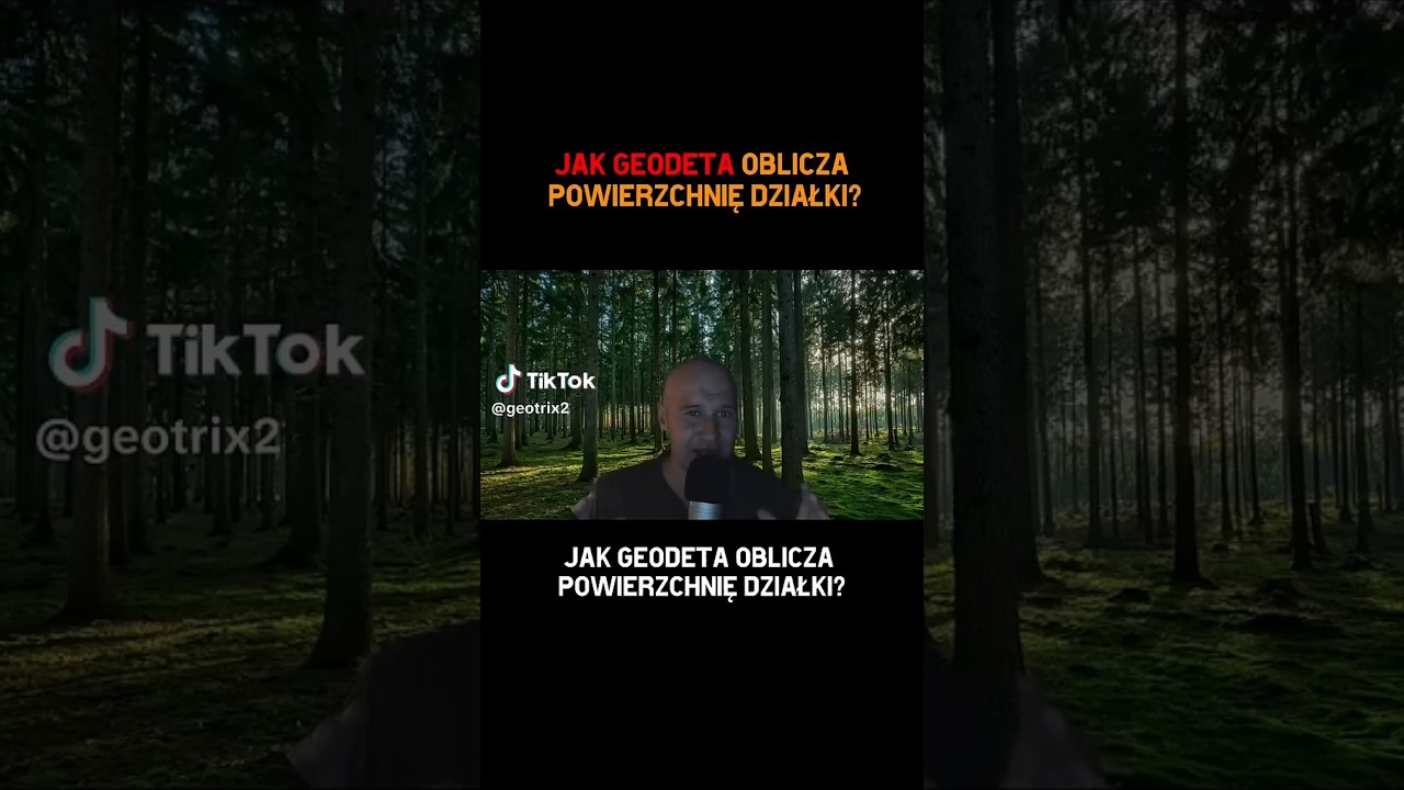 Jak geodeta oblicza powierzchnię działki? #geodezja