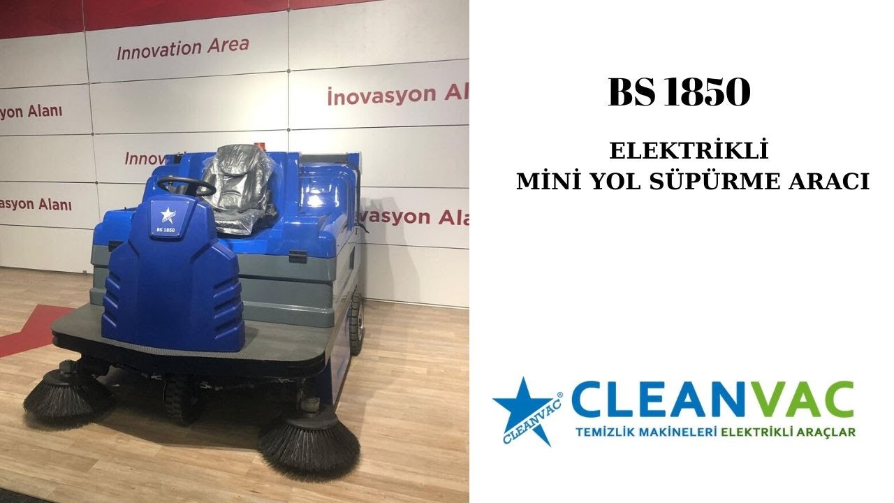 Cleanvac Mini Yol Süpürme Aracı Kullanımı