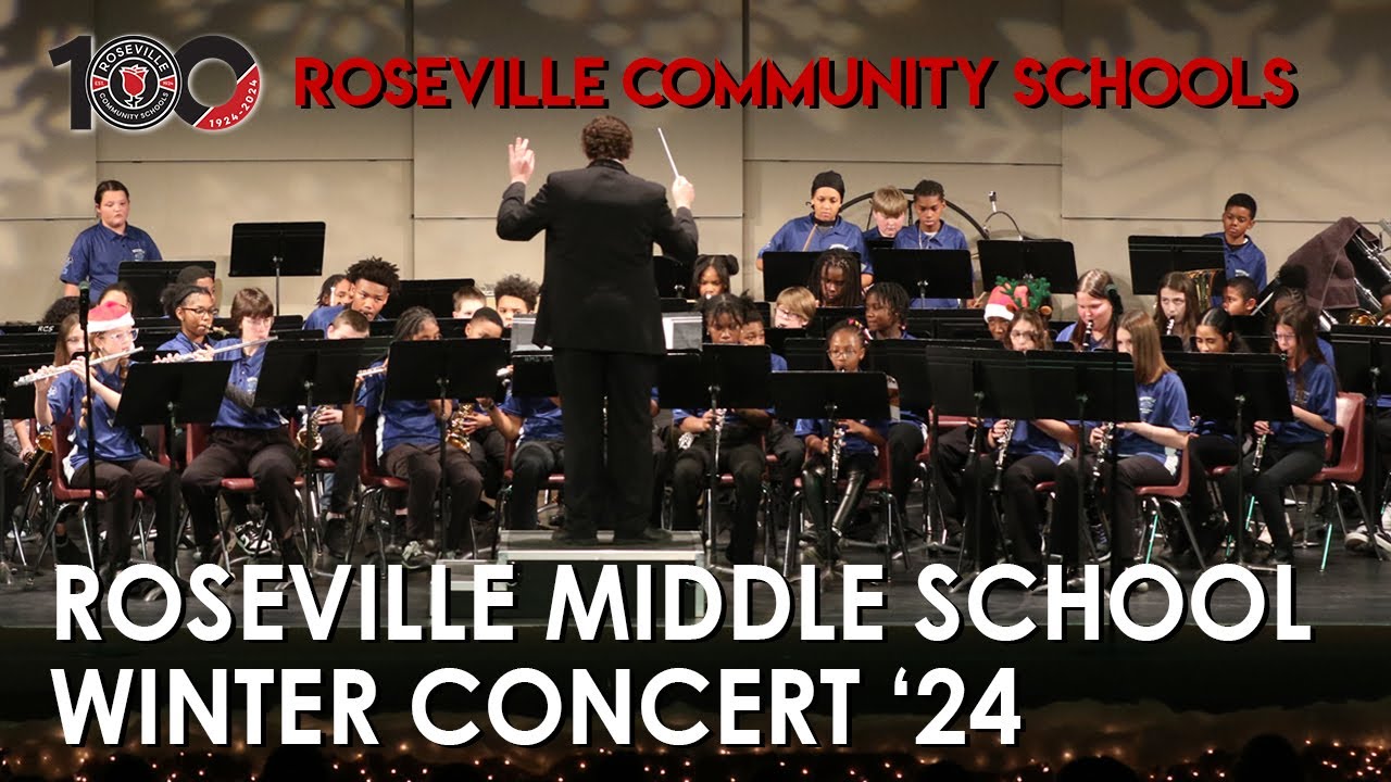 Roseville Middle School Winter Concert 2024