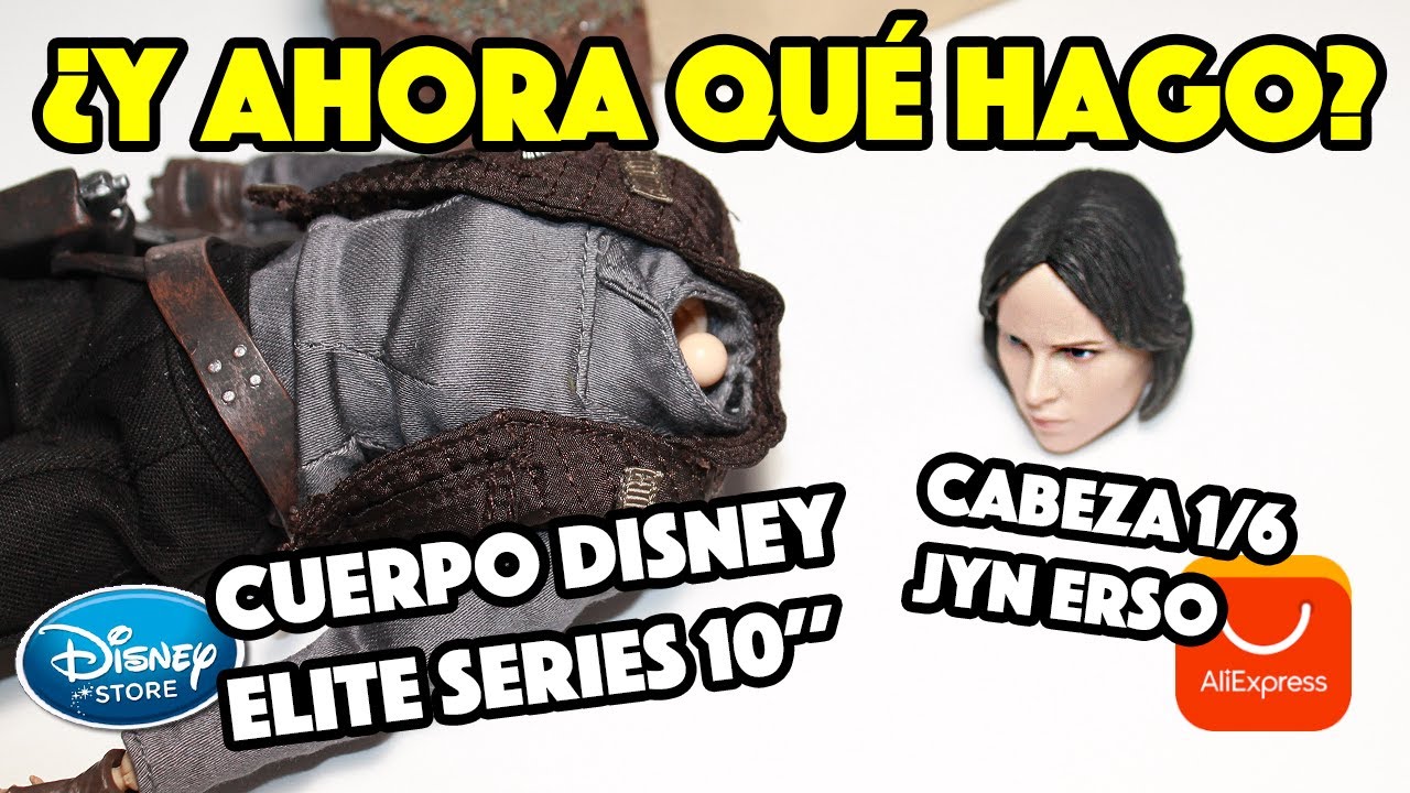 | 👩  Figura Jyn Erso #custom 1/6 | ¿Cómo uno el precioso esculpido al cuerpo Disney Elite Series? 🛰