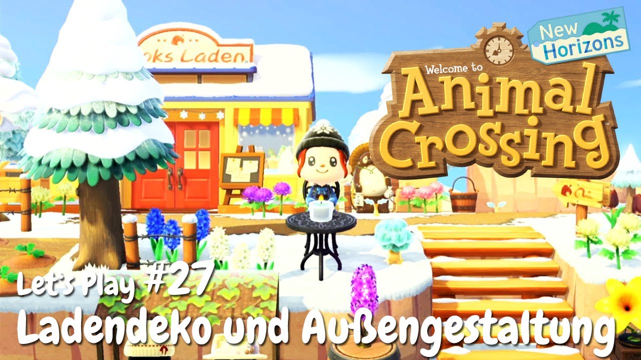 Animal Crossing: New Horizons [027] 🌴 Ladendeko und Au&szlig;engestaltung &diams; Let's Play (German)
