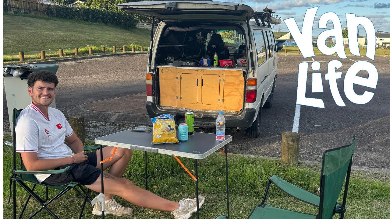 Van Life Series Premiere: Tour Our Camper Van + Grocery Haul for Our (New Zealand Van Life Ep 1)