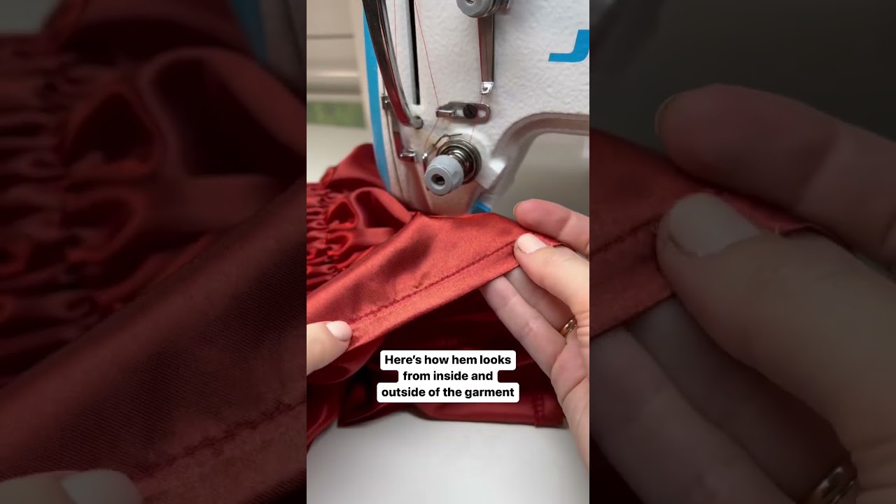 How to sew hem (fast technique)