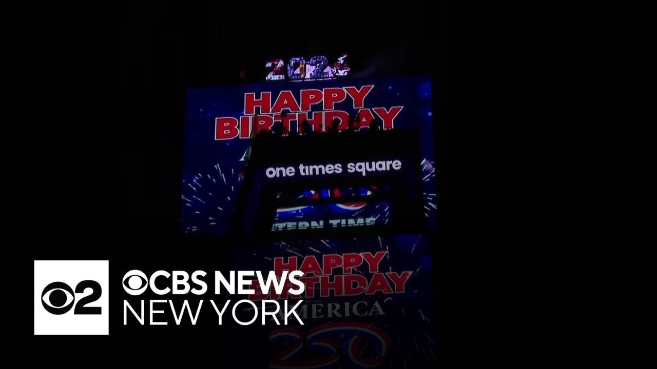 NYC celebrates America 250 with Times Square ball drop