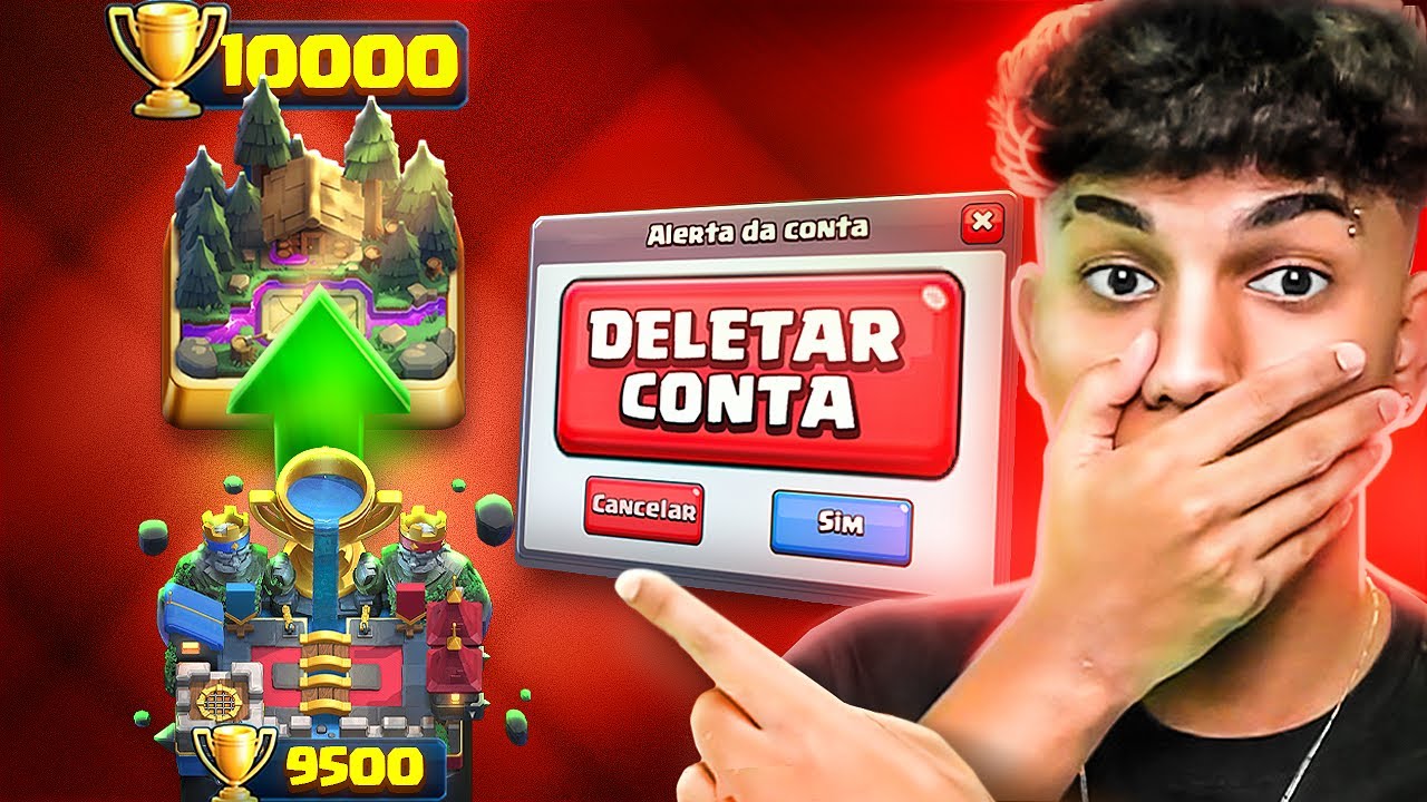 SE EU PERDER ANTES DE CHEGAR NOS 10.000 TROF&Eacute;US EU DELETO A MINHA CONTA! *ferrou tudo?😭*
