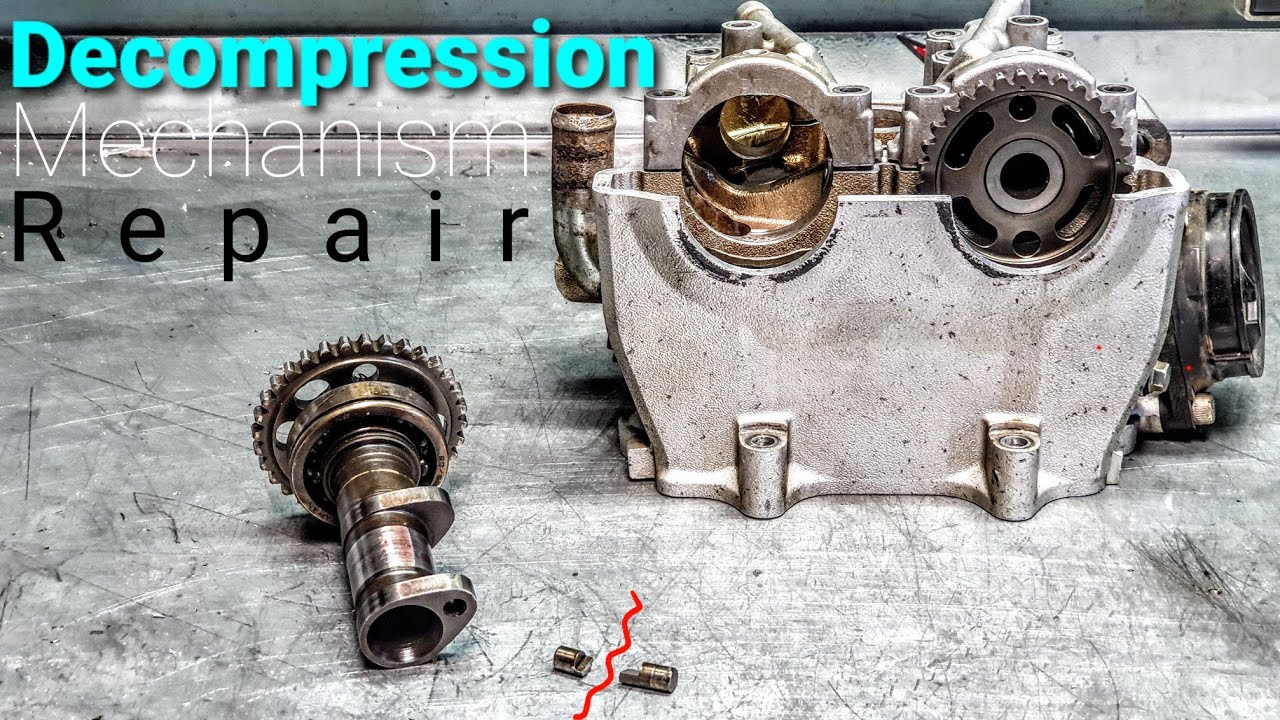 Yamaha yz-f 450 - broken decompression pin repair