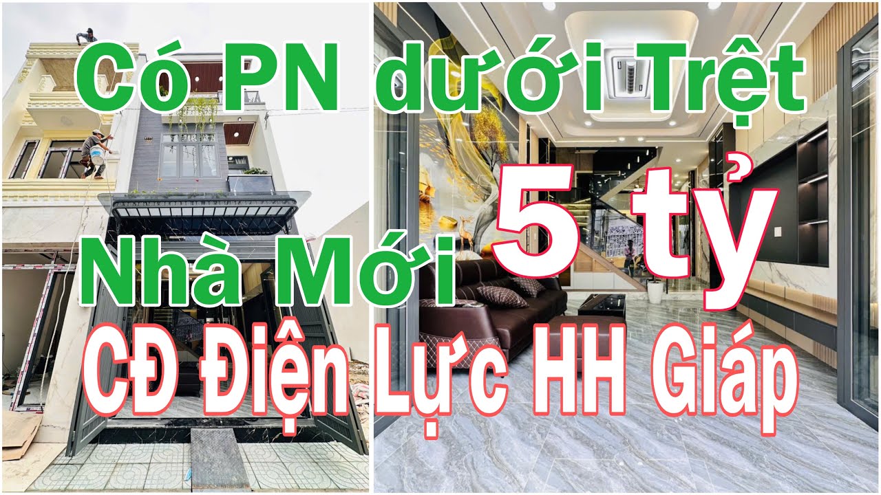 NHÀ PHỐ Q12 MỚI 2025 | Có Phòng Ngủ Trệt, Đường 6m Ô Tô – Giá Chỉ 5.6 Tỷ!