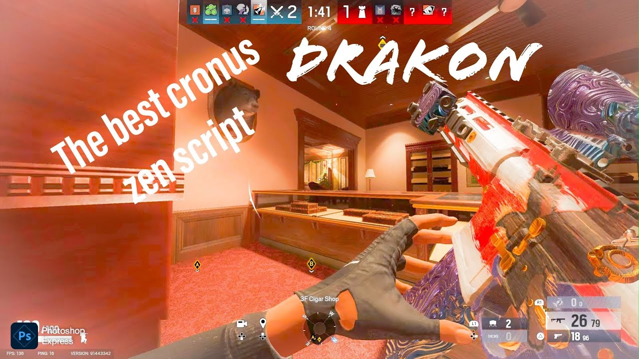Top Anti-Recoil & Rapid Fire Cronus Zen Script for R6 Siege🤩