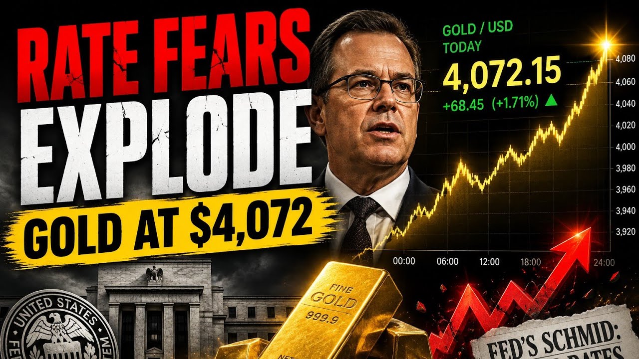 Fed's Schmid Demanded Higher Rates Yesterday &mdash; Gold Reacts At $4,072 As Policy Risks Explode