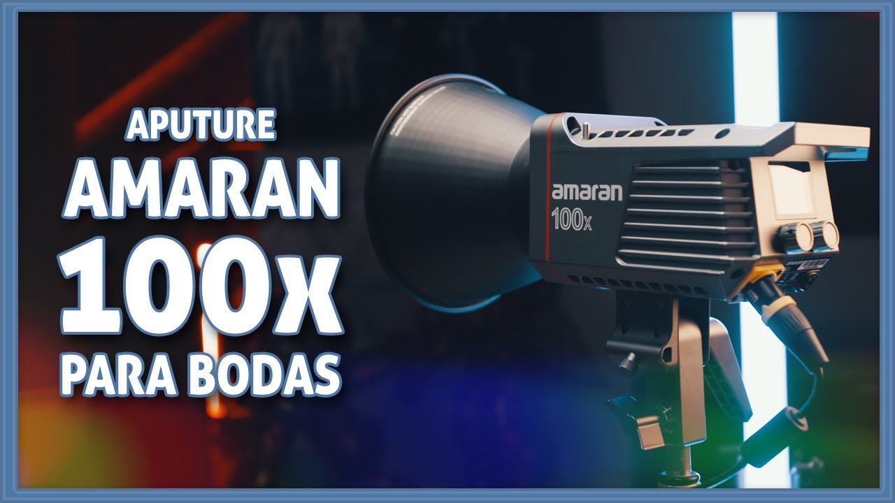 Aputure Amaran 100X EN ESPAÑOL - EL MEJOR MONOLIGHT PARA BODAS? - BBB Bueno Bonito y Barato