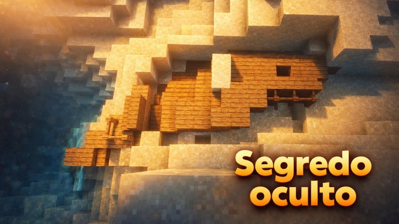Eu desenterrei um BARCO no MINECRAFT!! Minecraft saga #5