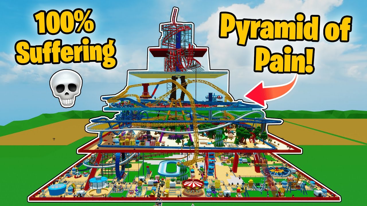 Theme Park Tycoon 2, But My Park is a PYRAMID!