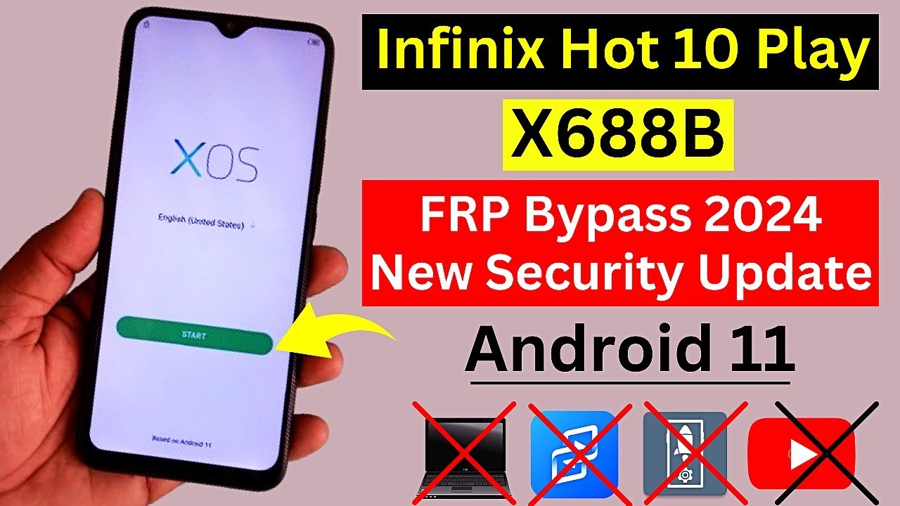 Infinix Hot 10 Play (X688B) FRP Bypass 2024 New Security Update | Remove Google Account Without Pc