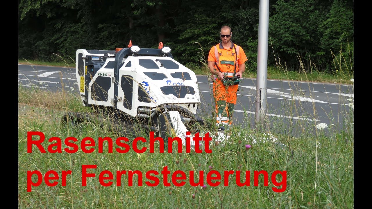 Rasenschnitt per Fernsteuerung: Der Mähroboter Herbhy 40