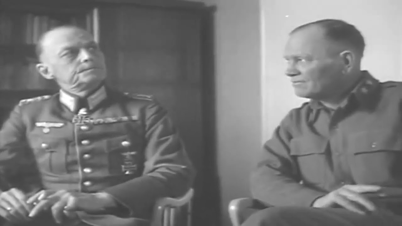 German Field Marshal von Rundstedt Captured at Weilheim, Germany, May 2, 1945