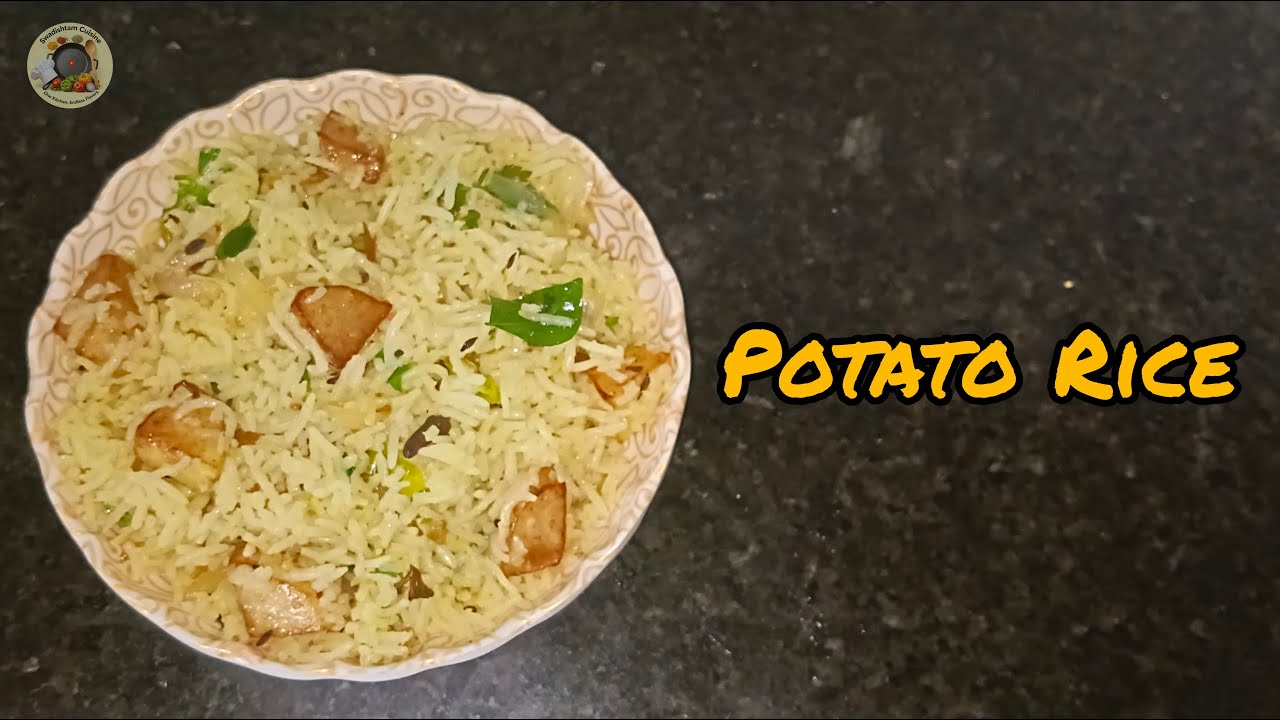 Potato Rice Recipe in South Indian Style | Easy Lunch Idea 