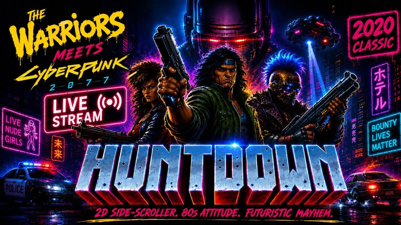 GamerVoid HuntDown live stream part 2