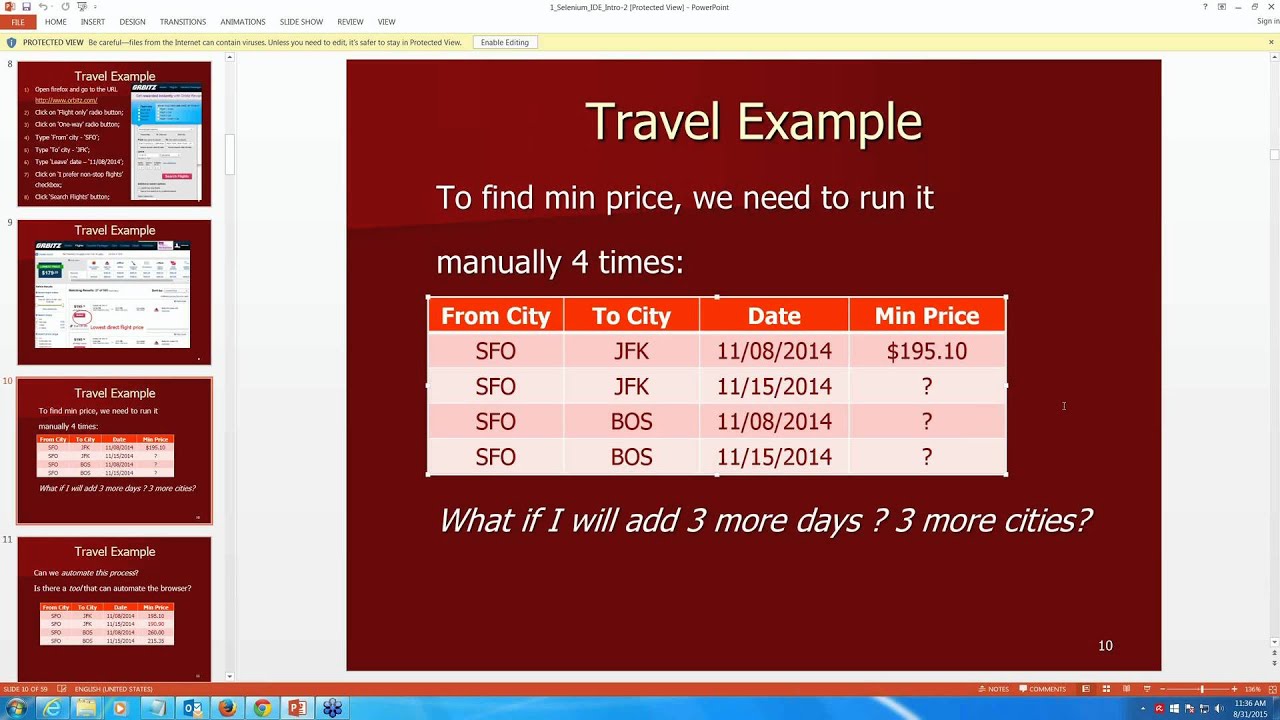 Test Automation with Selenium -1- Advantages of automated testing @ Portnov Computer School